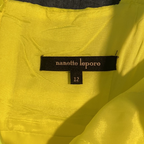 COPY - Nanette Lepore neon yellow dress - Picture 3 of 3